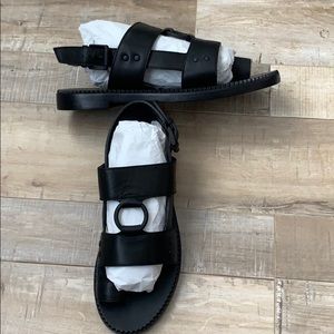 BOTTEGA VENETA INFRA PELLE CUOIO BLK TYPHOON CALF